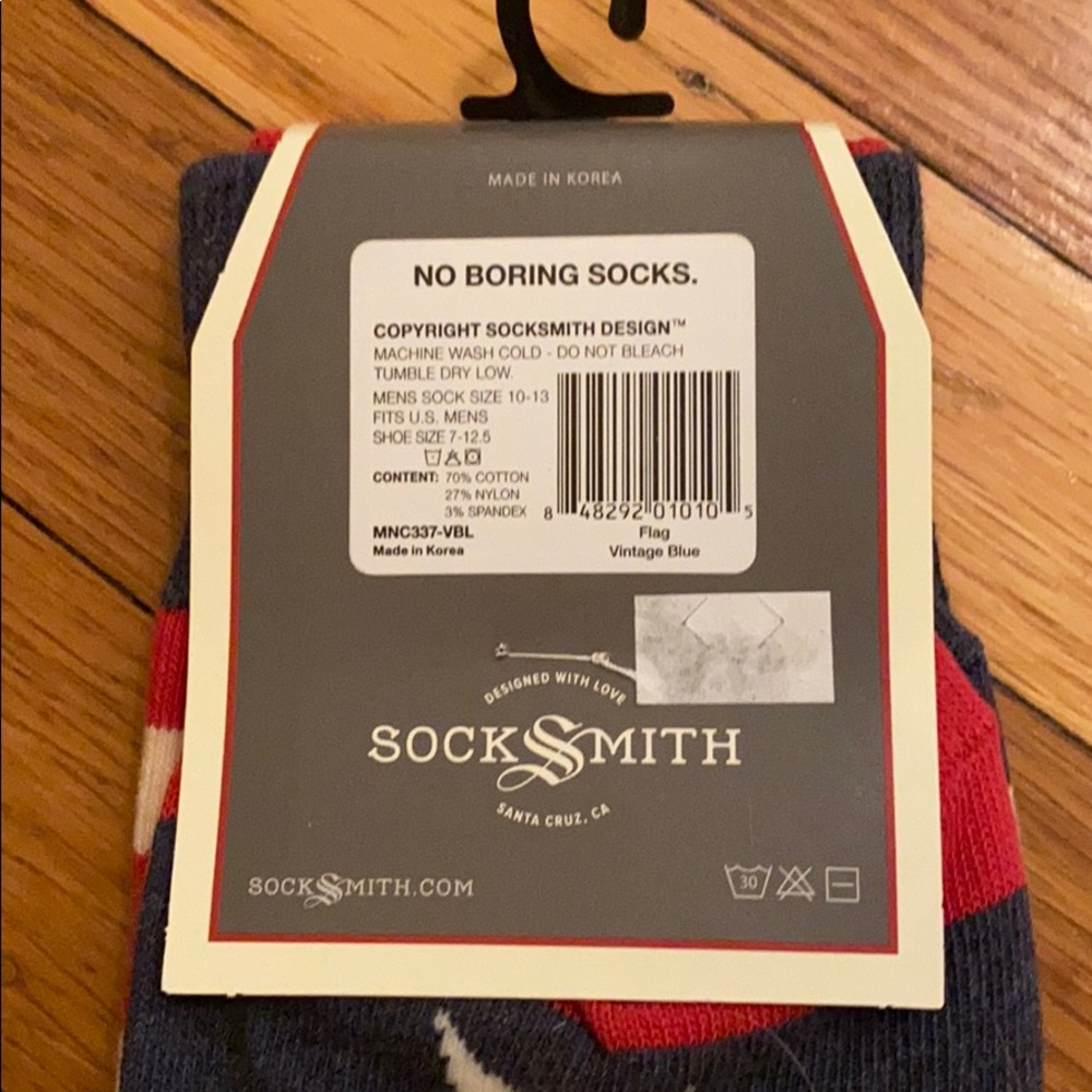 Men tall socks American flag - Picture 4 of 4